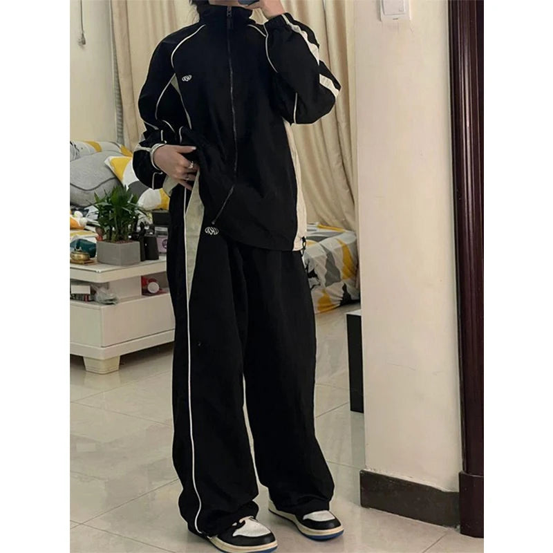 Women's Baggy Harajuku Cargo Pants - Wide Leg Streetwear