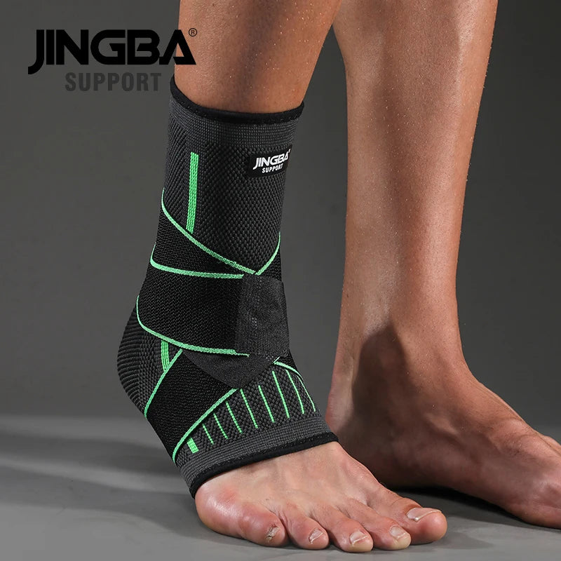 Protective Compression Ankle Support Brace with Nylon Strap