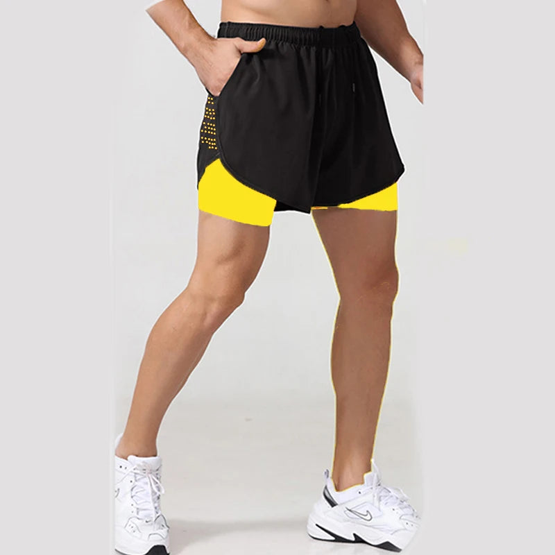 Men's 2-in-1 Quick Dry Running Shorts