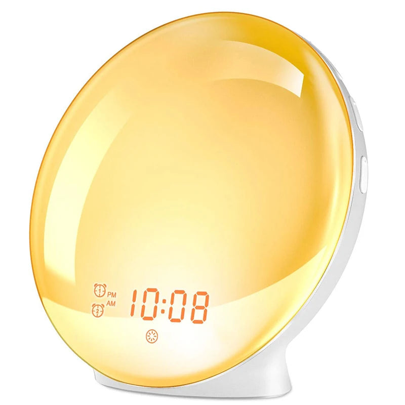 Sunrise Simulation Alarm Clock with Dual Alarms & FM Radio