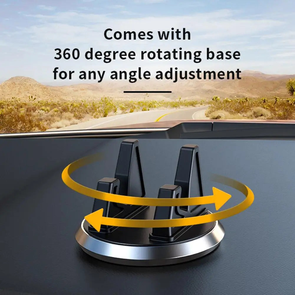 360° Car Dashboard Phone Holder – Anti-Slip Mat Stand