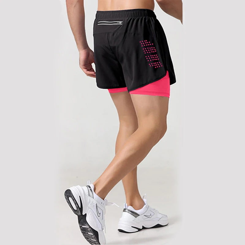 Men's 2-in-1 Quick Dry Running Shorts