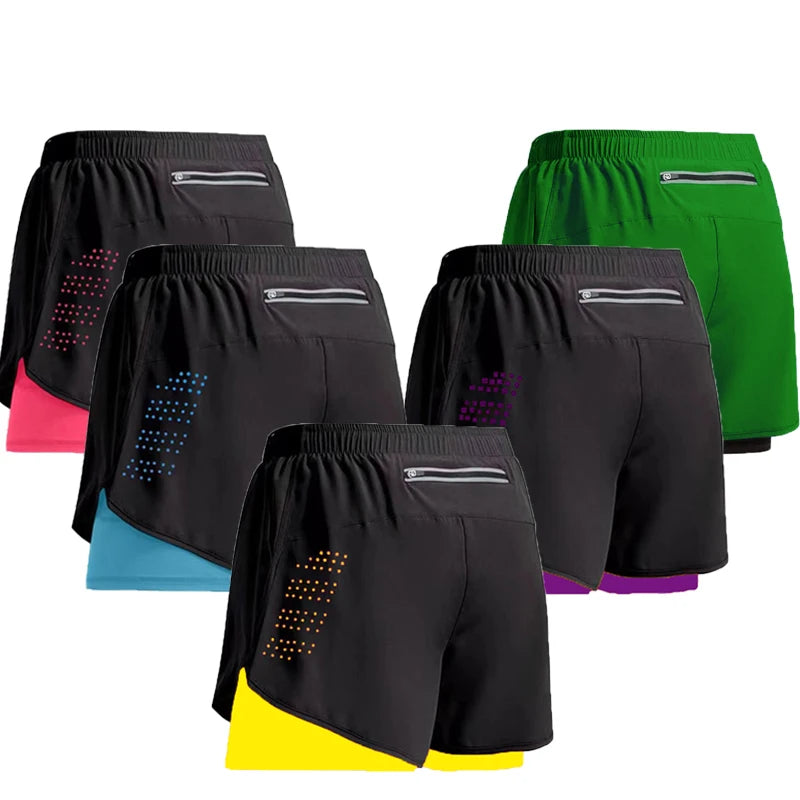 Men's 2-in-1 Quick Dry Running Shorts