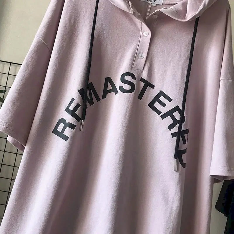 Women's Oversized Hooded T-Shirt